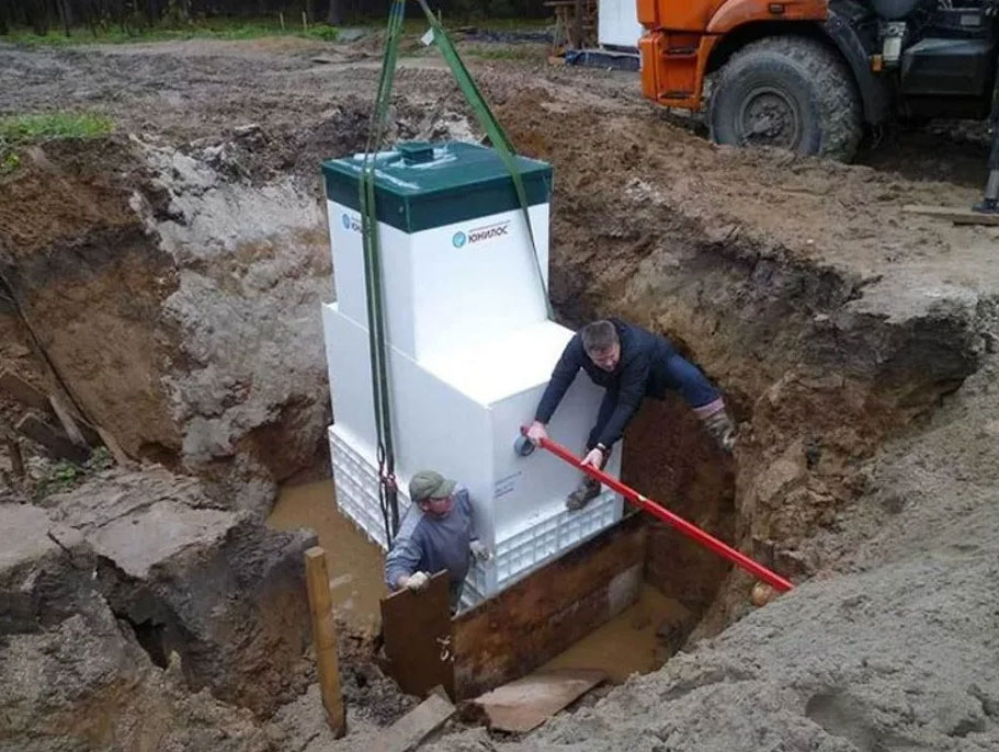 Шеф-монтаж септика в Горелово